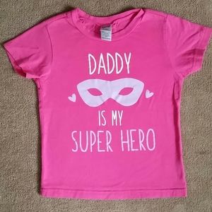 Daddy Is My Super Hero Tee